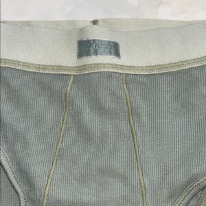 Green Ribbed Underwear